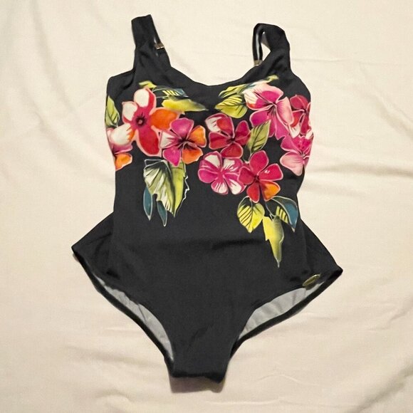 Sunflair Bathing Suit One Piece Floral Womens Size 16 D Cup - Picture 6 of 15